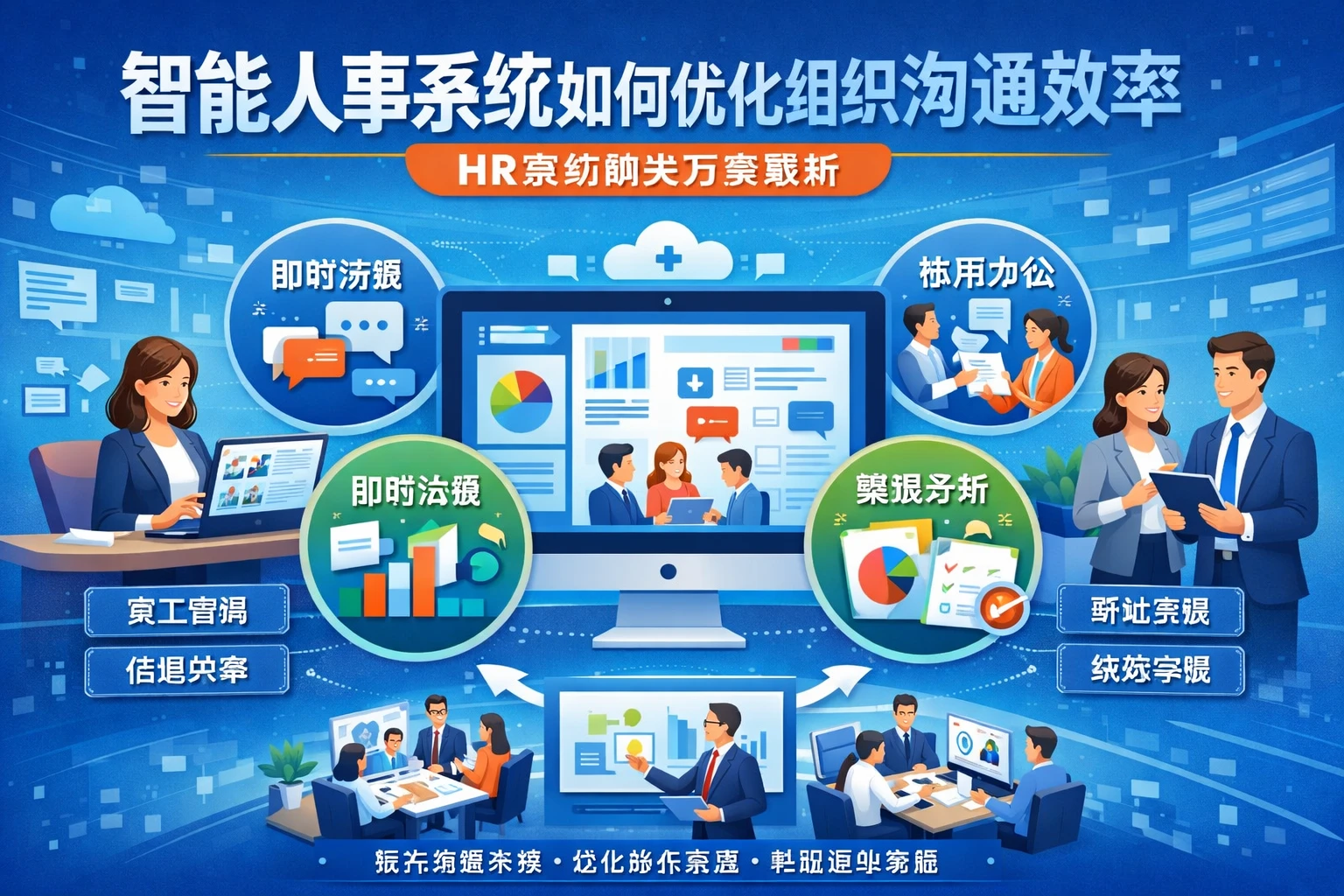 智能人事系统如何优化组织沟通效率 - HR系统解决方案解析