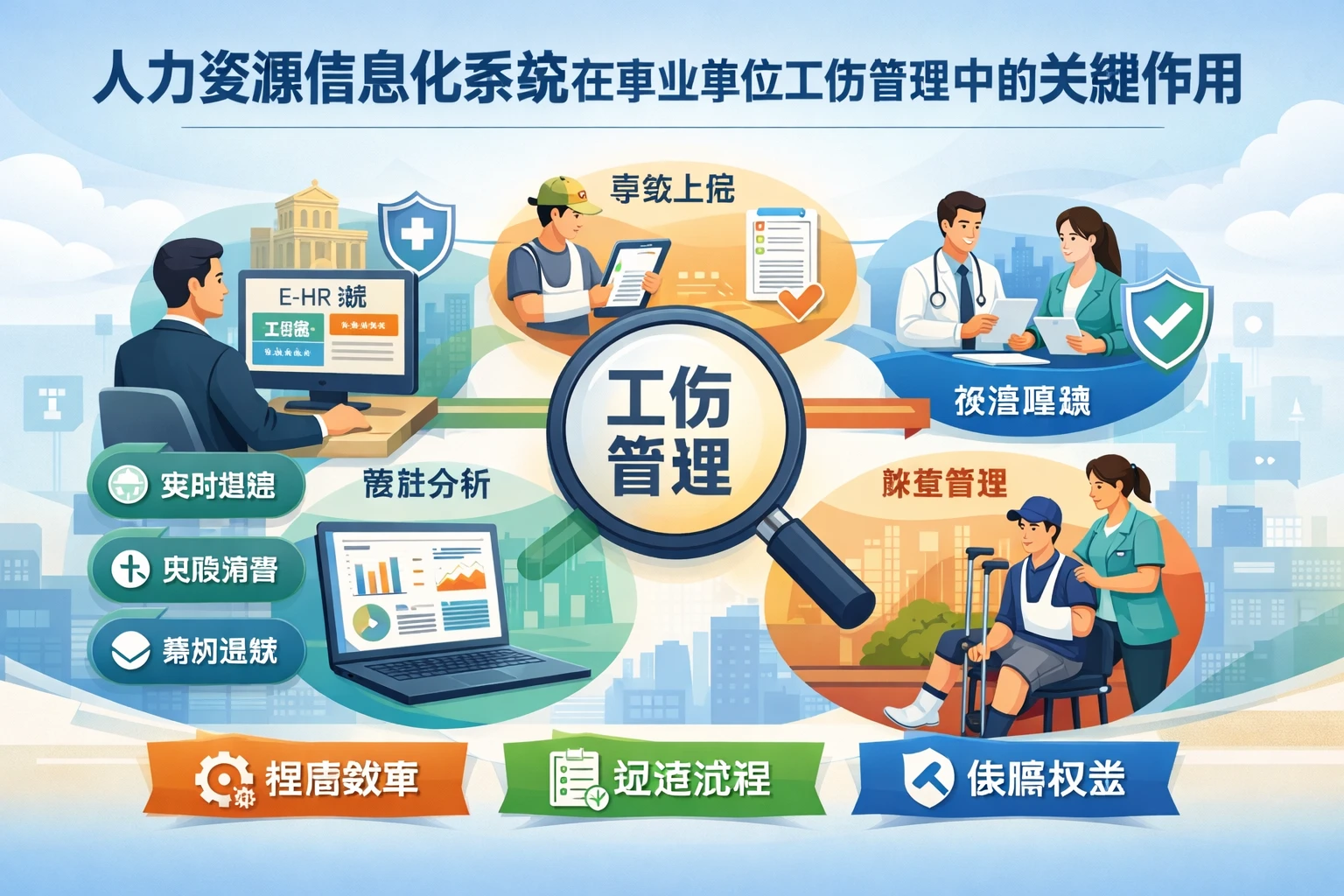 人力资源信息化系统在事业单位工伤管理中的关键作用