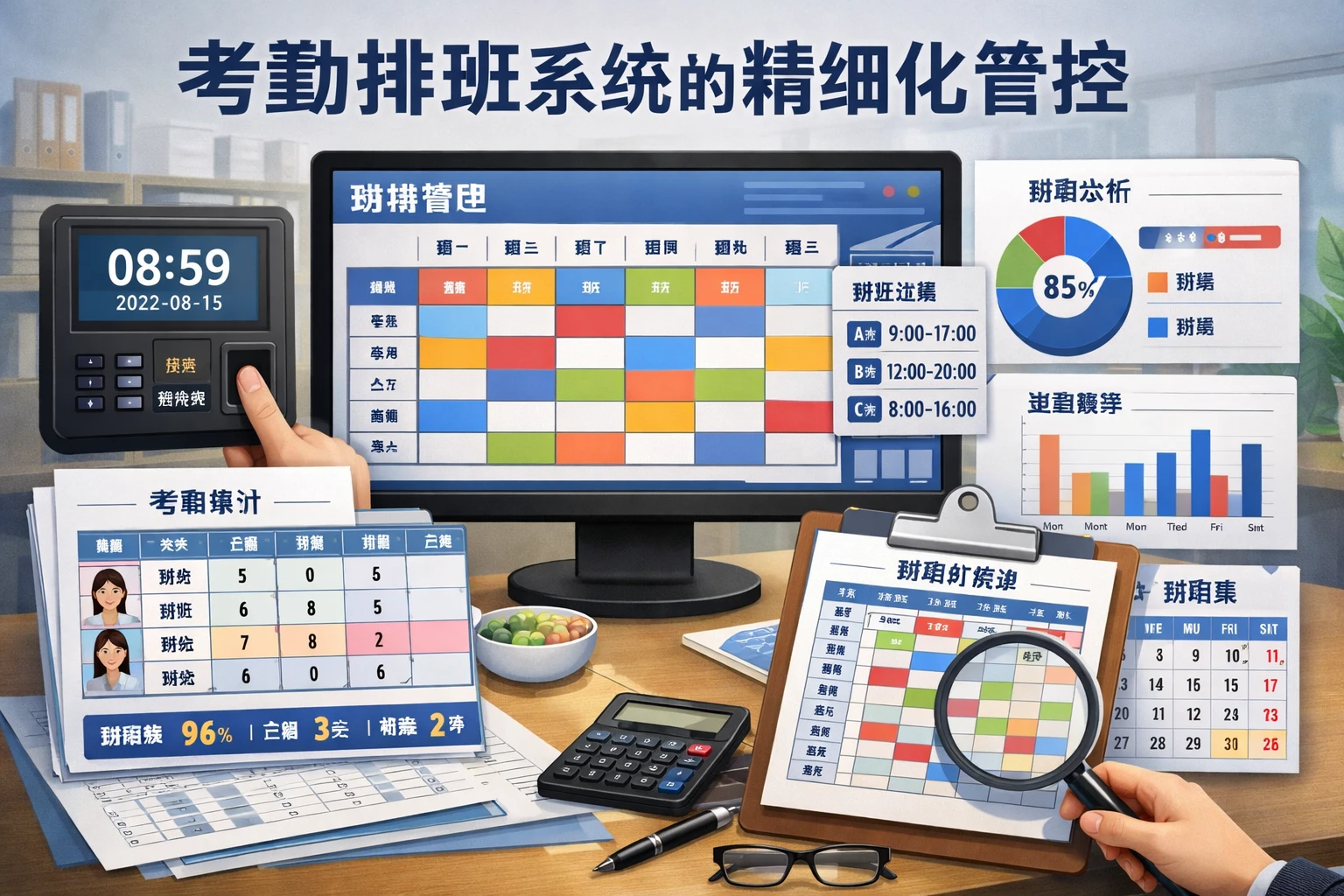 考勤排班系统的精细化管控