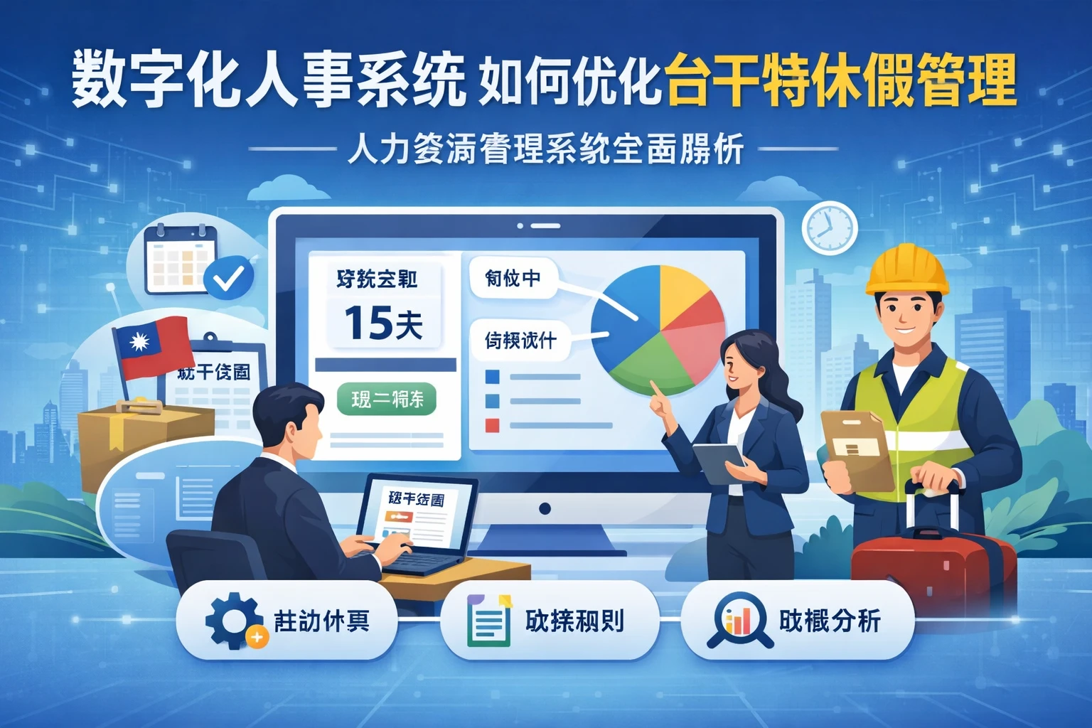 数字化人事系统如何优化台干特休假管理——人力资源管理系统全面解析