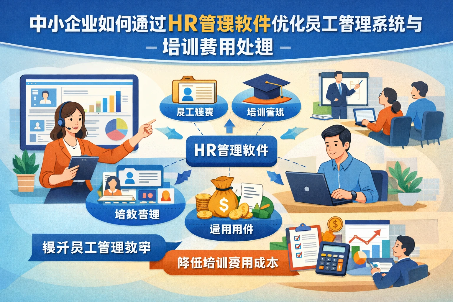中小企业如何通过HR管理软件优化员工管理系统与培训费用处理