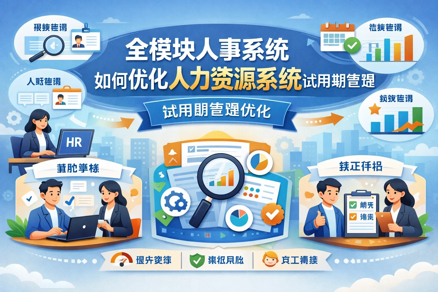全模块人事系统如何优化人力资源系统试用期管理
