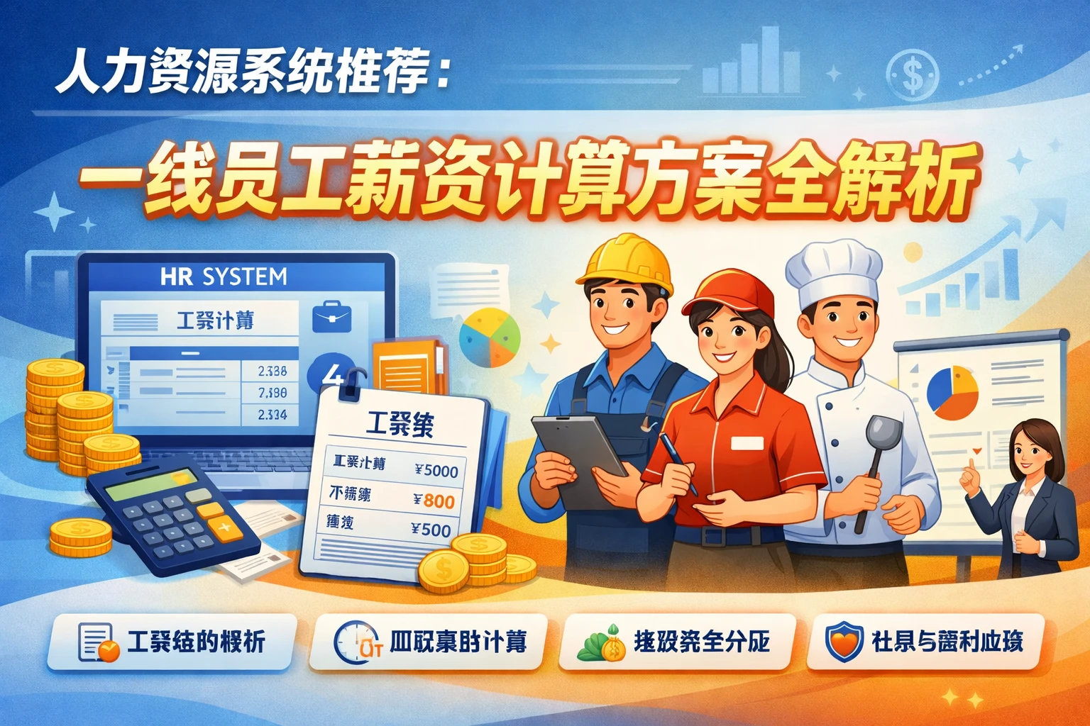 人力资源系统推荐:一线员工薪资计算方案全解析