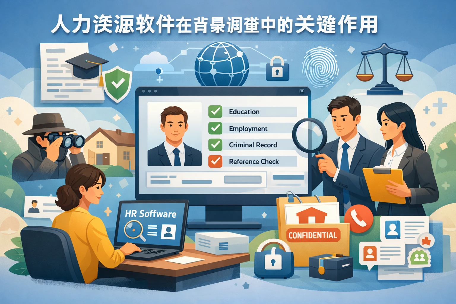 人力资源软件在背景调查中的关键作用