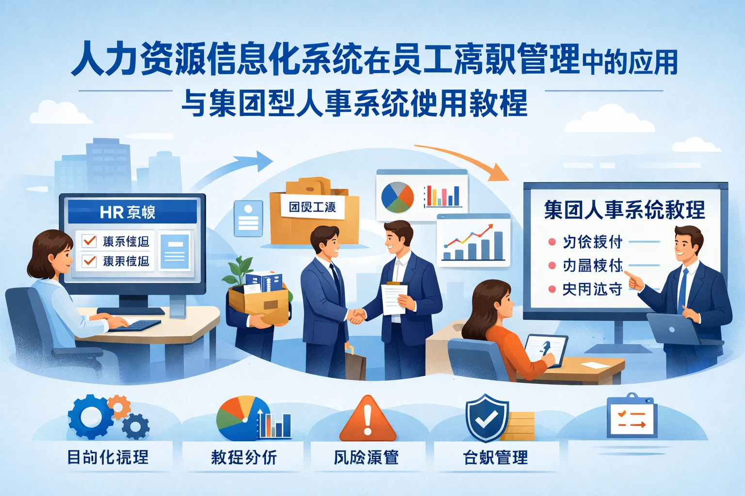 人力资源信息化系统在员工离职管理中的应用与集团型人事系统使用教程