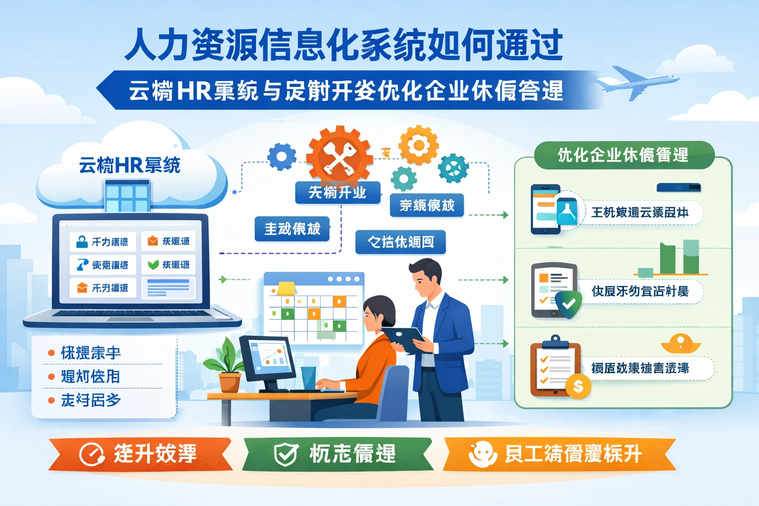 人力资源信息化系统如何通过云端HR系统与定制开发优化企业休假管理