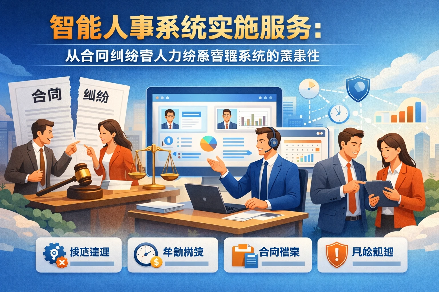 智能人事系统实施服务：从合同纠纷看人力资源管理系统的重要性