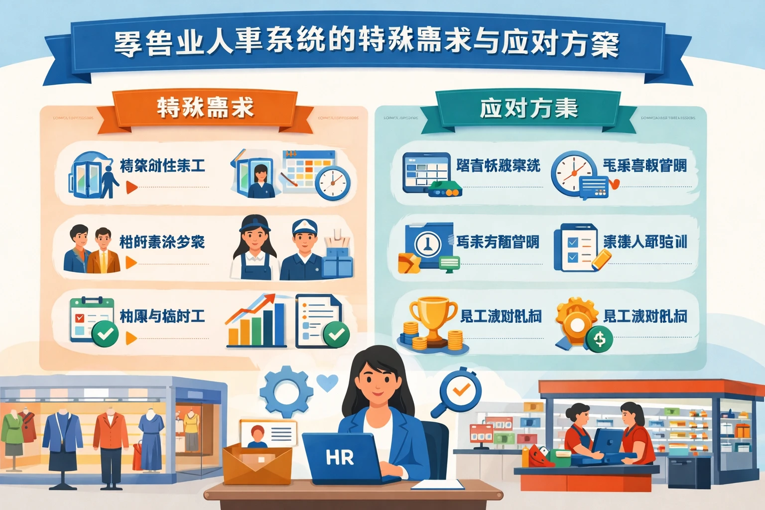 零售业人事系统的特殊需求与应对方案