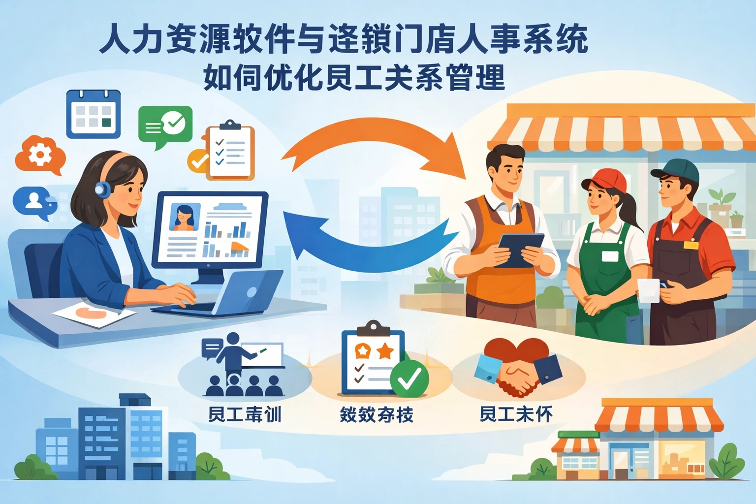 人力资源软件与连锁门店人事系统如何优化员工关系管理