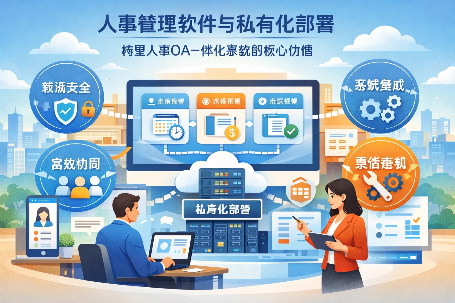 人事管理软件与私有化部署：构建人事OA一体化系统的核心价值
