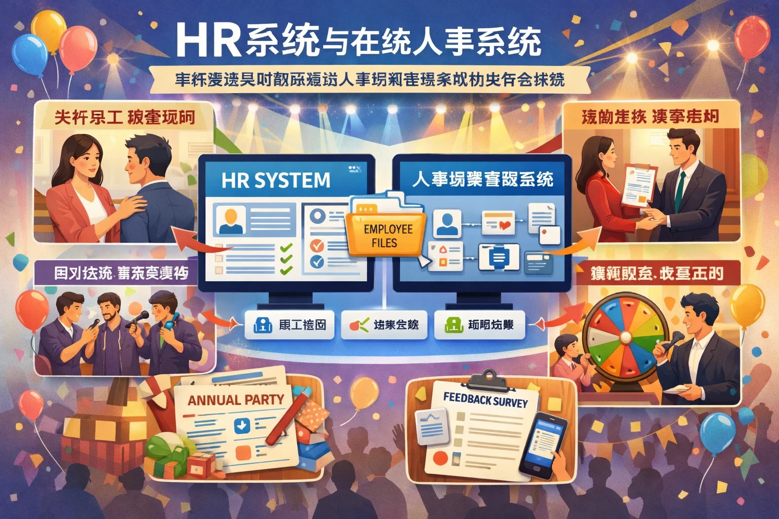 HR系统与在线人事系统:年终奖缺失时如何通过人事档案管理系统优化年会体验