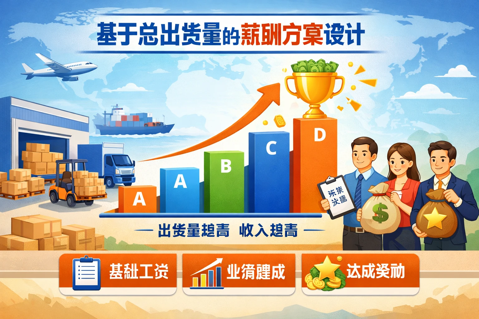 基于总出货量的薪酬方案设计