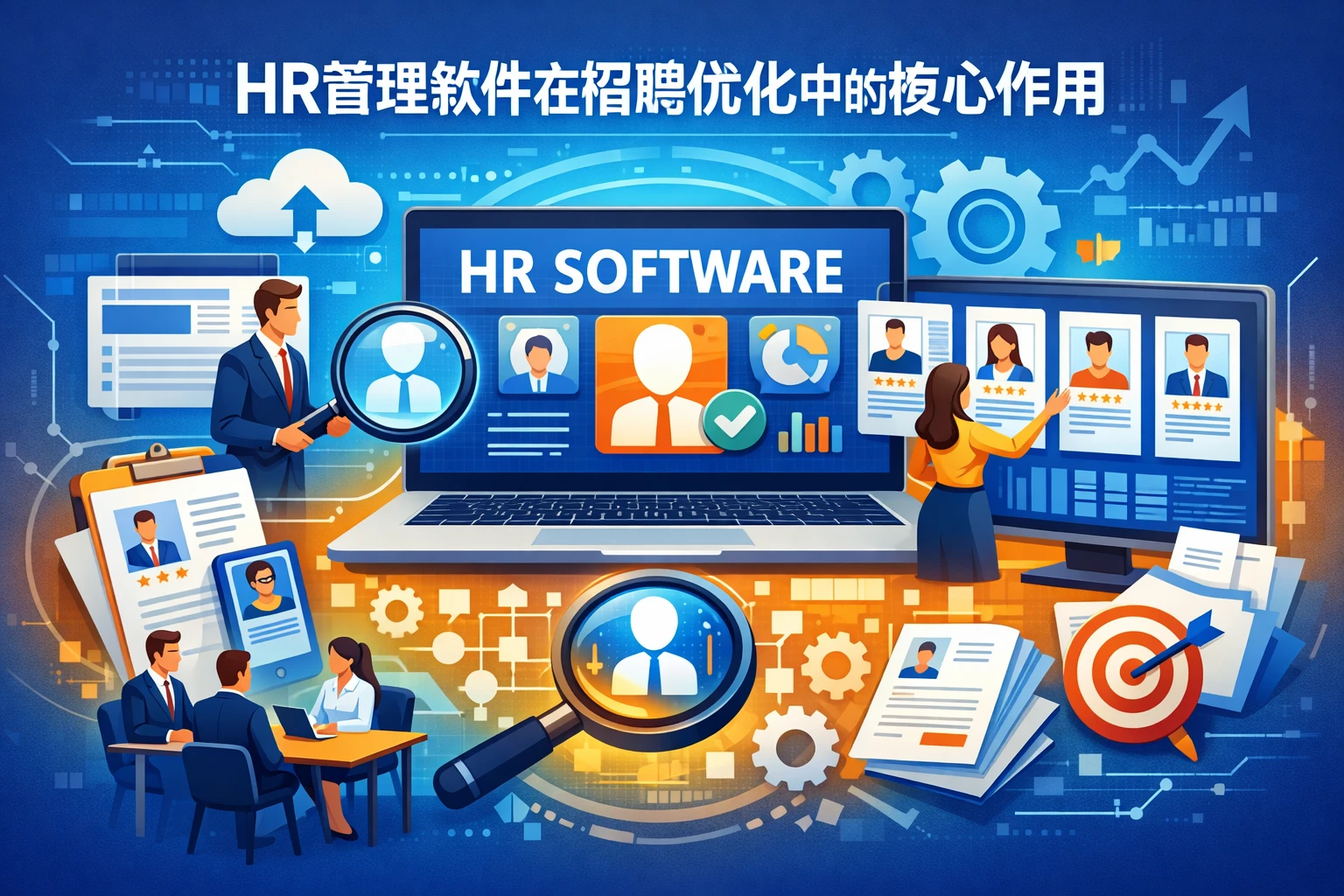 HR管理软件在招聘优化中的核心作用