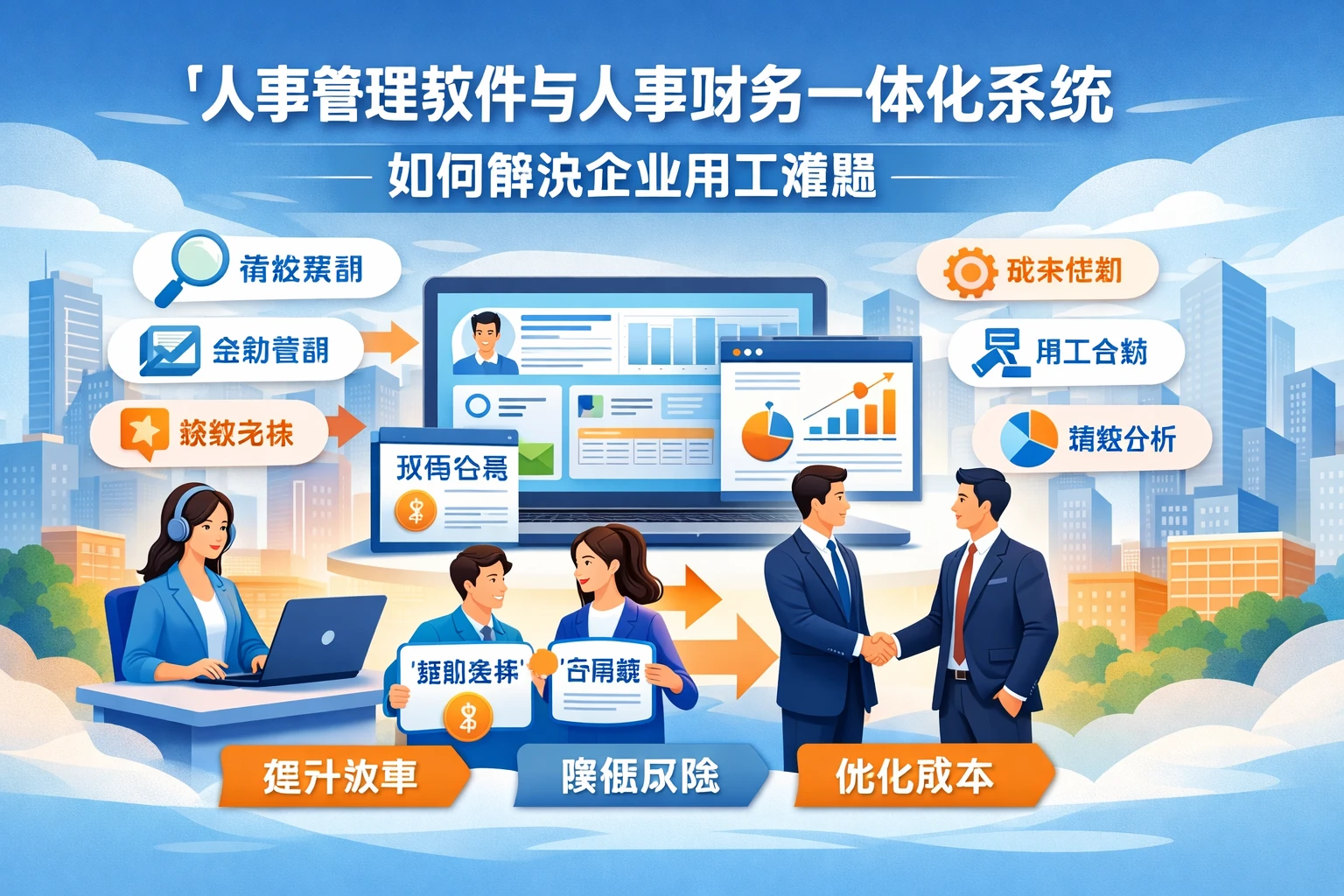 人事管理软件与人事财务一体化系统如何解决企业用工难题