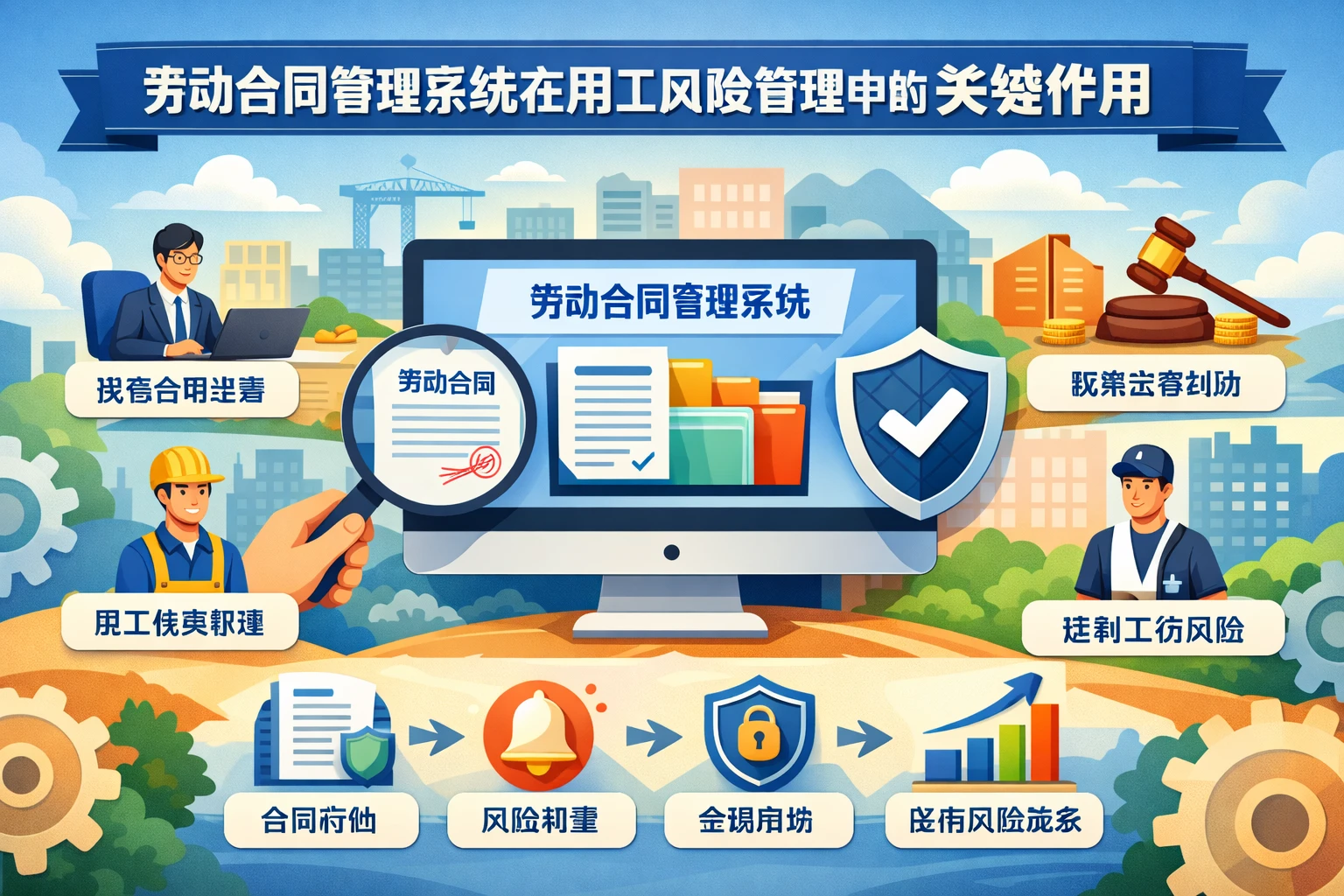 劳动合同管理系统在用工风险管理中的关键作用