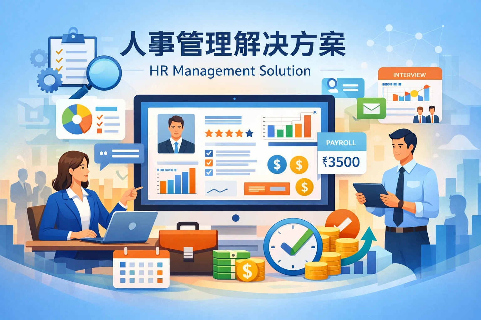 专业化人事管理软件的解决方案