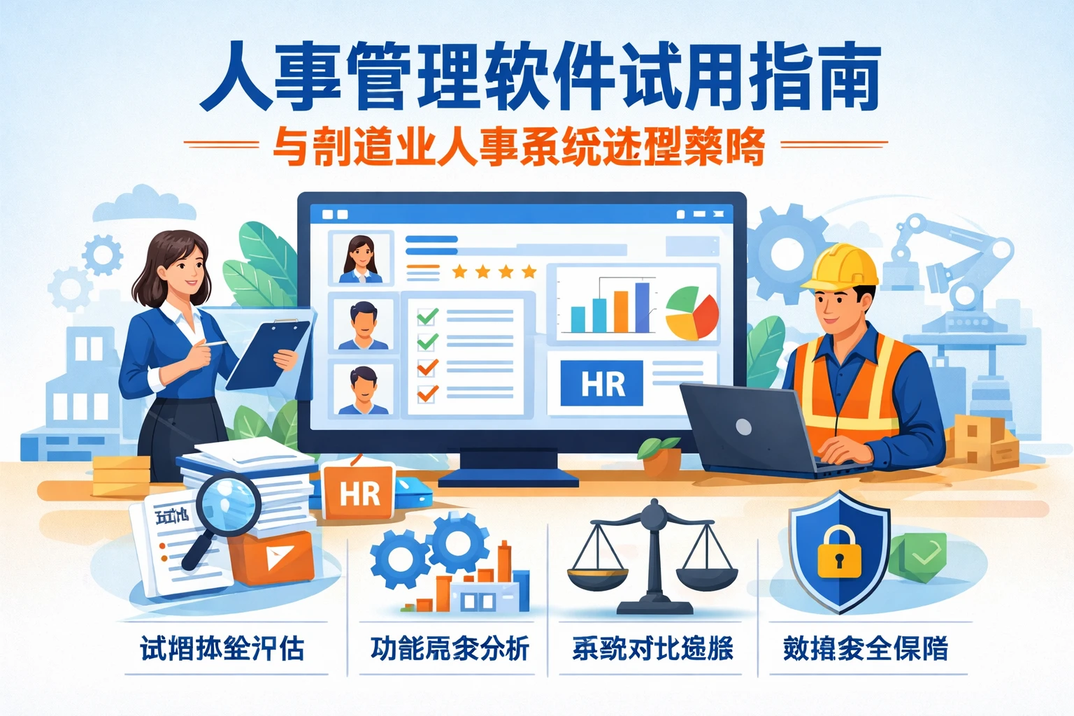 人事管理软件试用指南与制造业人事系统选型策略