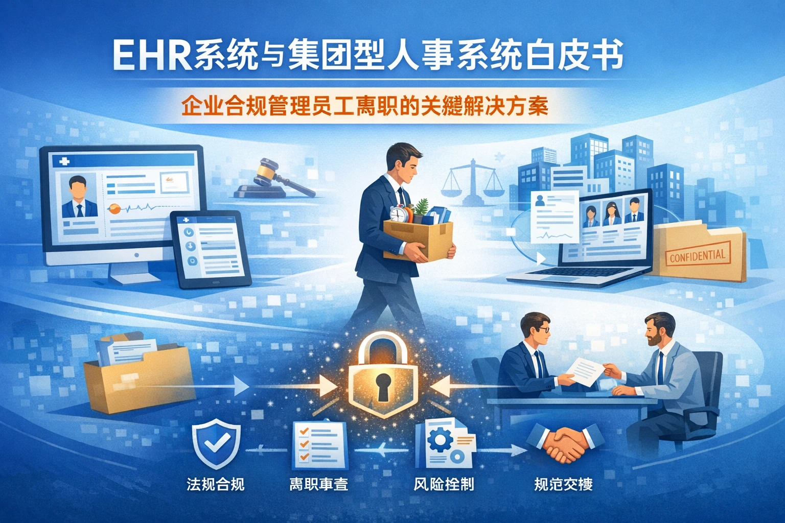 EHR系统与集团型人事系统白皮书:企业合规管理员工离职的关键解决方案