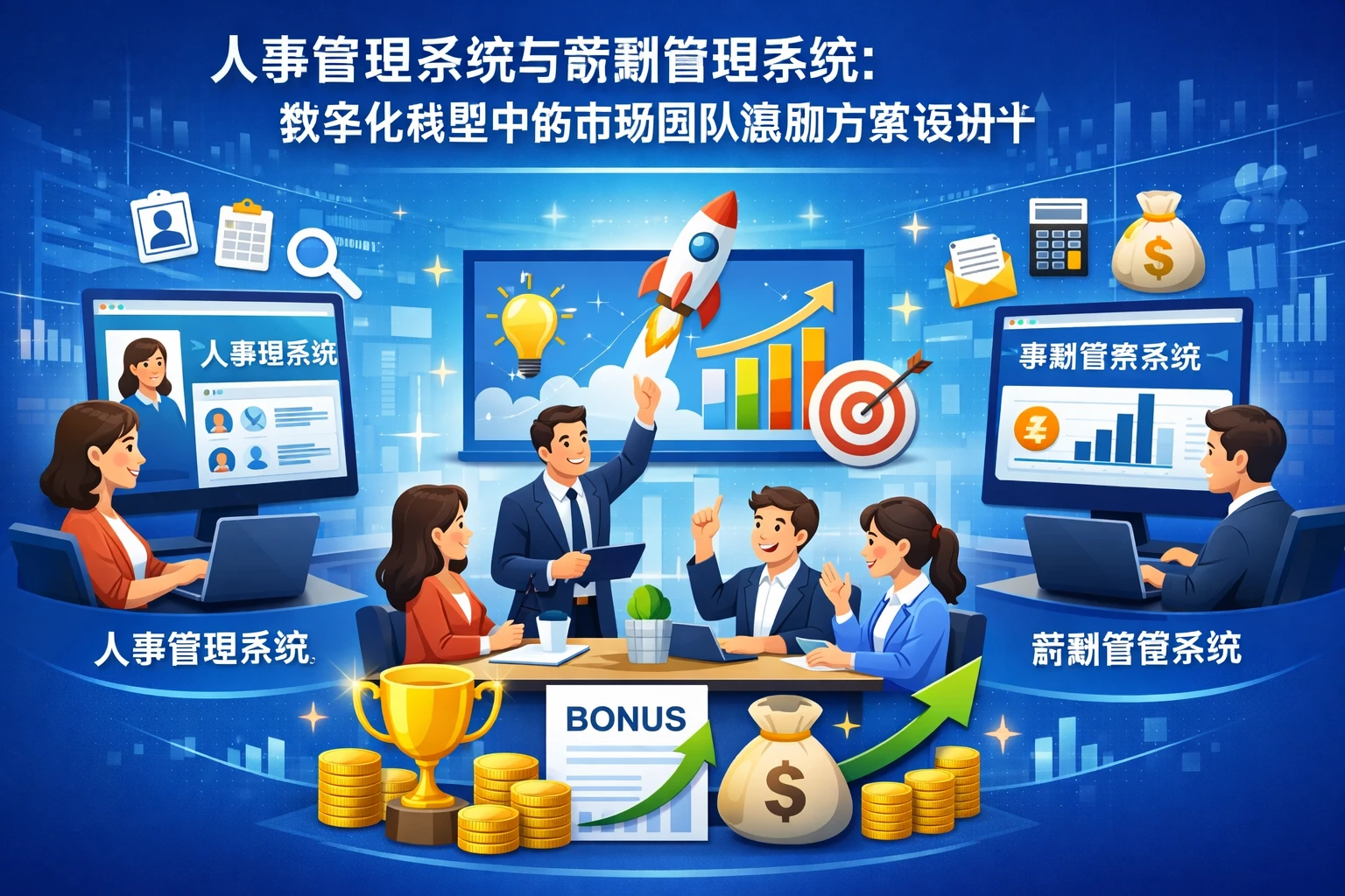 人事管理系统与薪酬管理系统：数字化转型中的市场团队激励方案设计