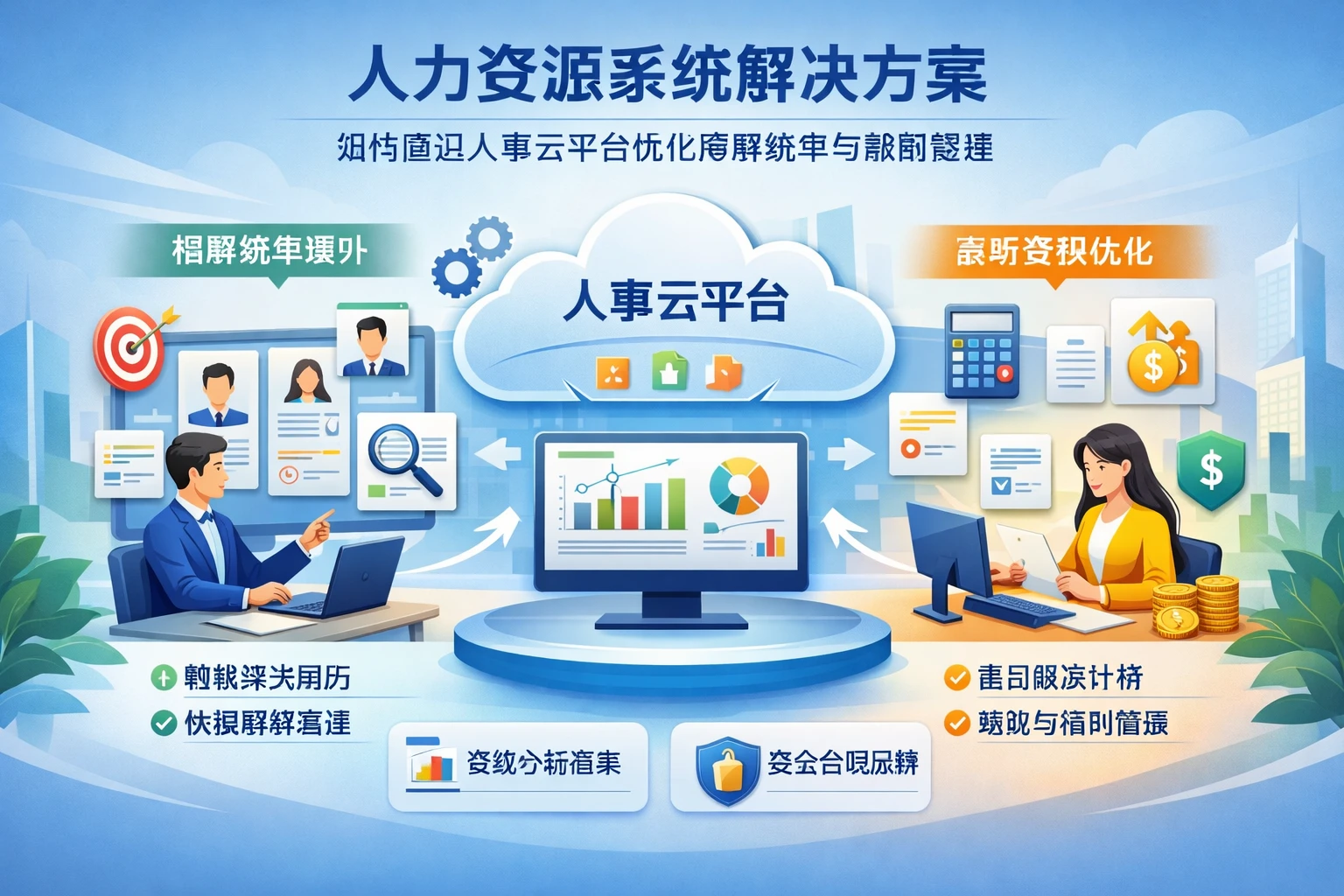 人力资源系统解决方案：如何通过人事云平台优化招聘效率与薪酬管理