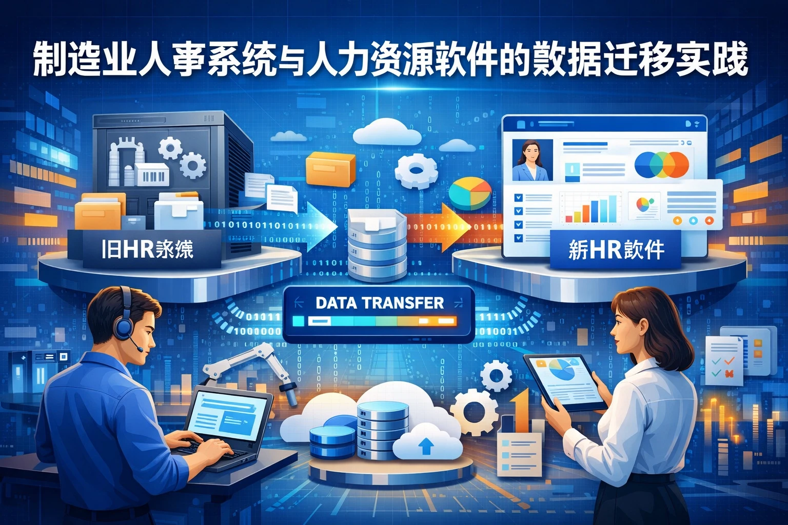 制造业人事系统与人力资源软件的数据迁移实践