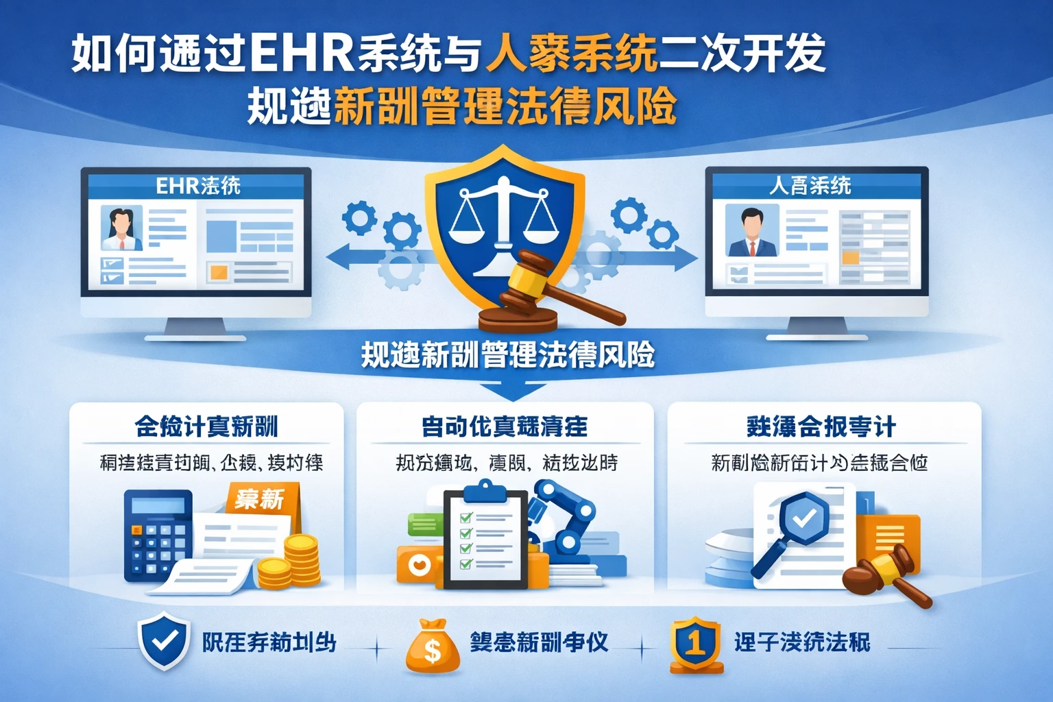 如何通过EHR系统与人事系统二次开发规避薪酬管理法律风险