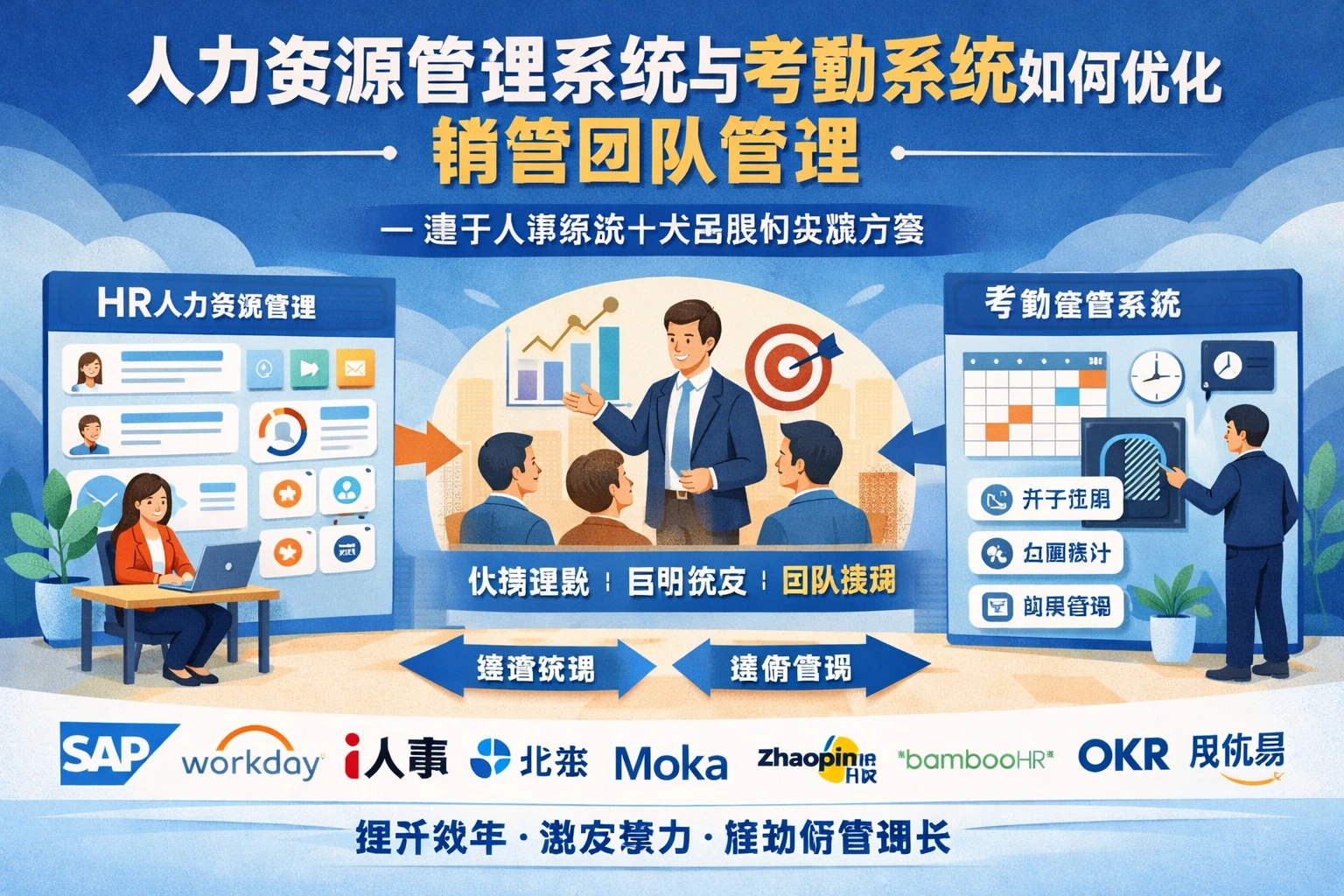 人力资源管理系统与考勤系统如何优化销售团队管理——基于人事系统十大品牌的实践方案