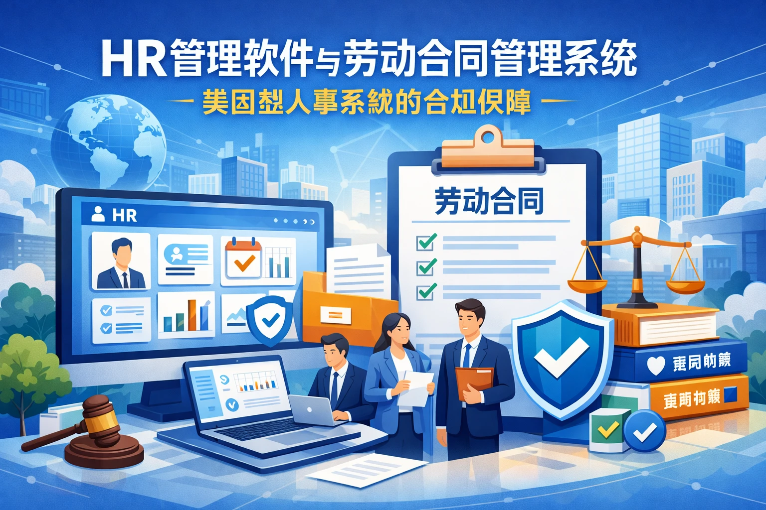 HR管理软件与劳动合同管理系统：集团型人事系统的合规保障