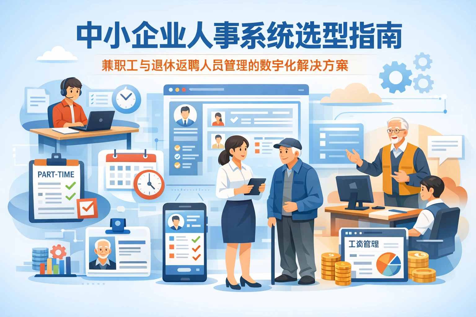 中小企业人事系统选型指南:兼职工与退休返聘人员管理的数字化解决方案