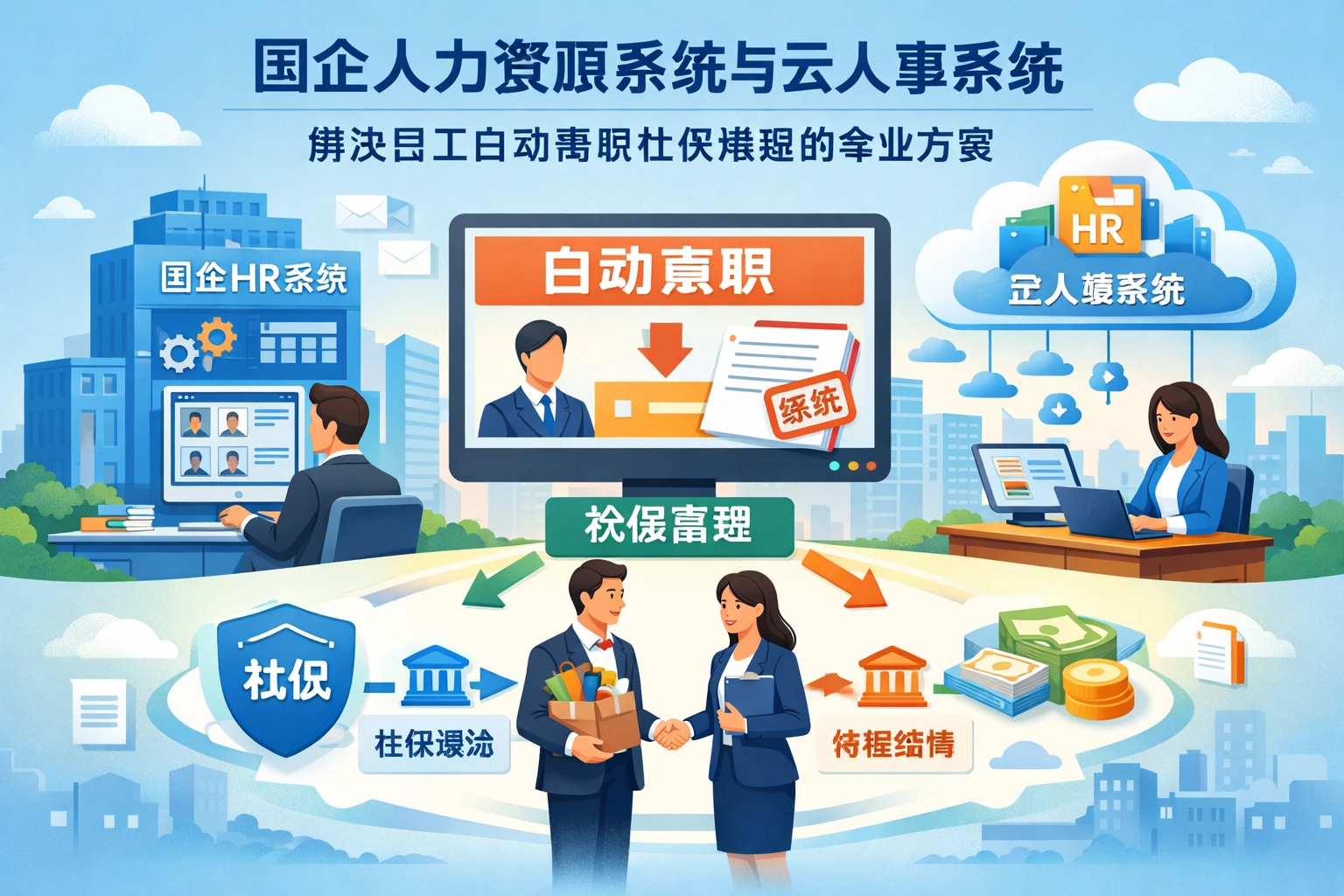 国企人力资源系统与云人事系统：解决员工自动离职社保难题的专业方案