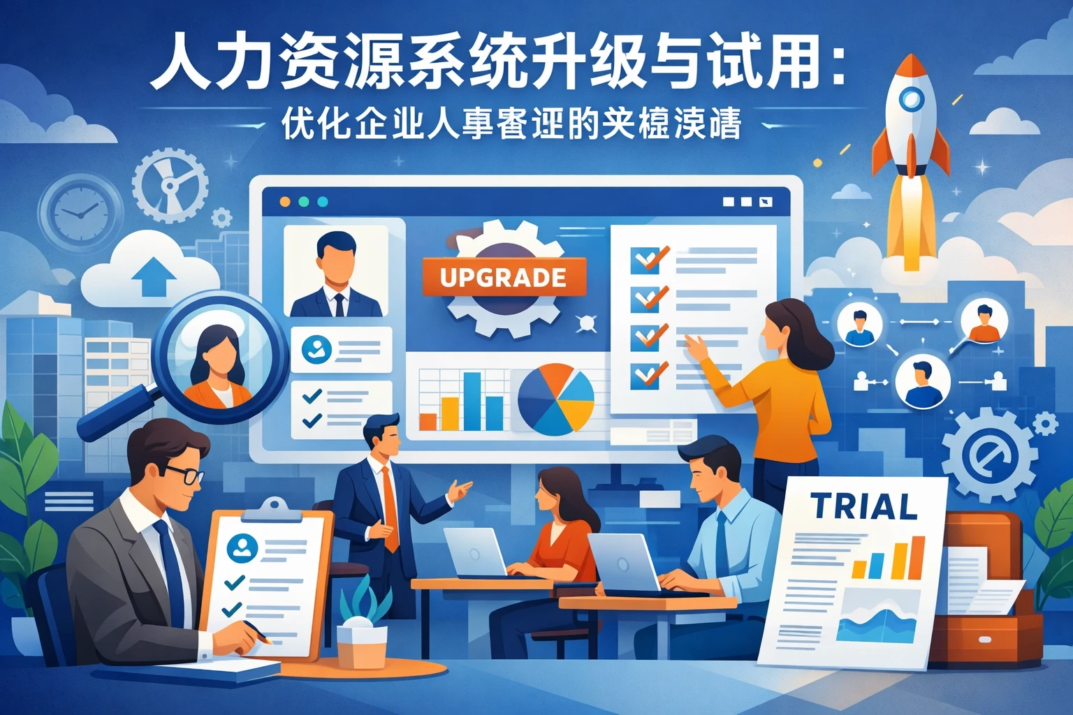人力资源系统升级与试用：优化企业人事管理的关键策略