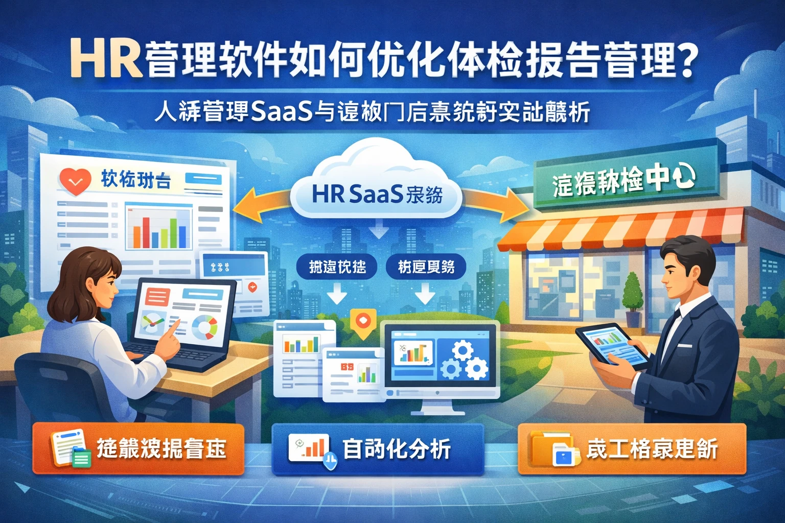 HR管理软件如何优化体检报告管理？人事管理SaaS与连锁门店系统的实战解析