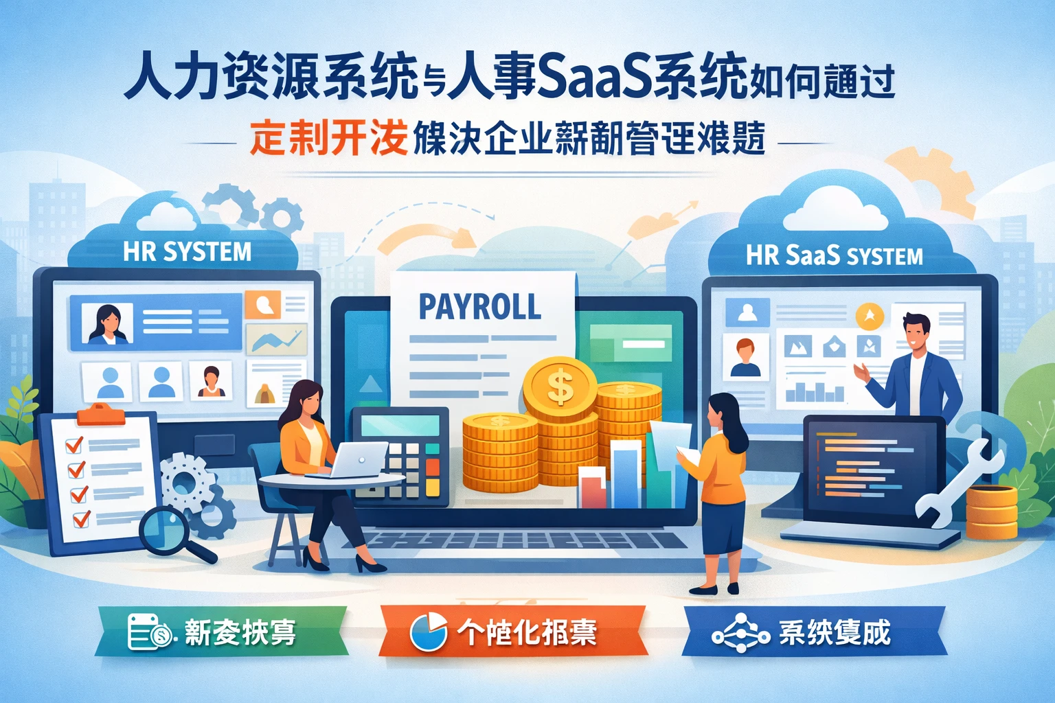 人力资源系统与人事SaaS系统如何通过定制开发解决企业薪酬管理难题