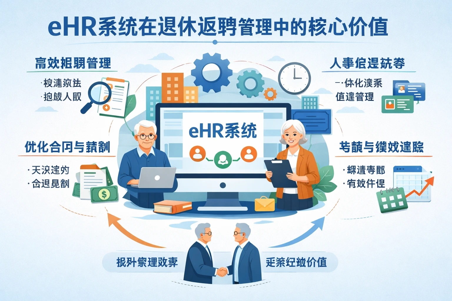 eHR系统在退休返聘管理中的核心价值