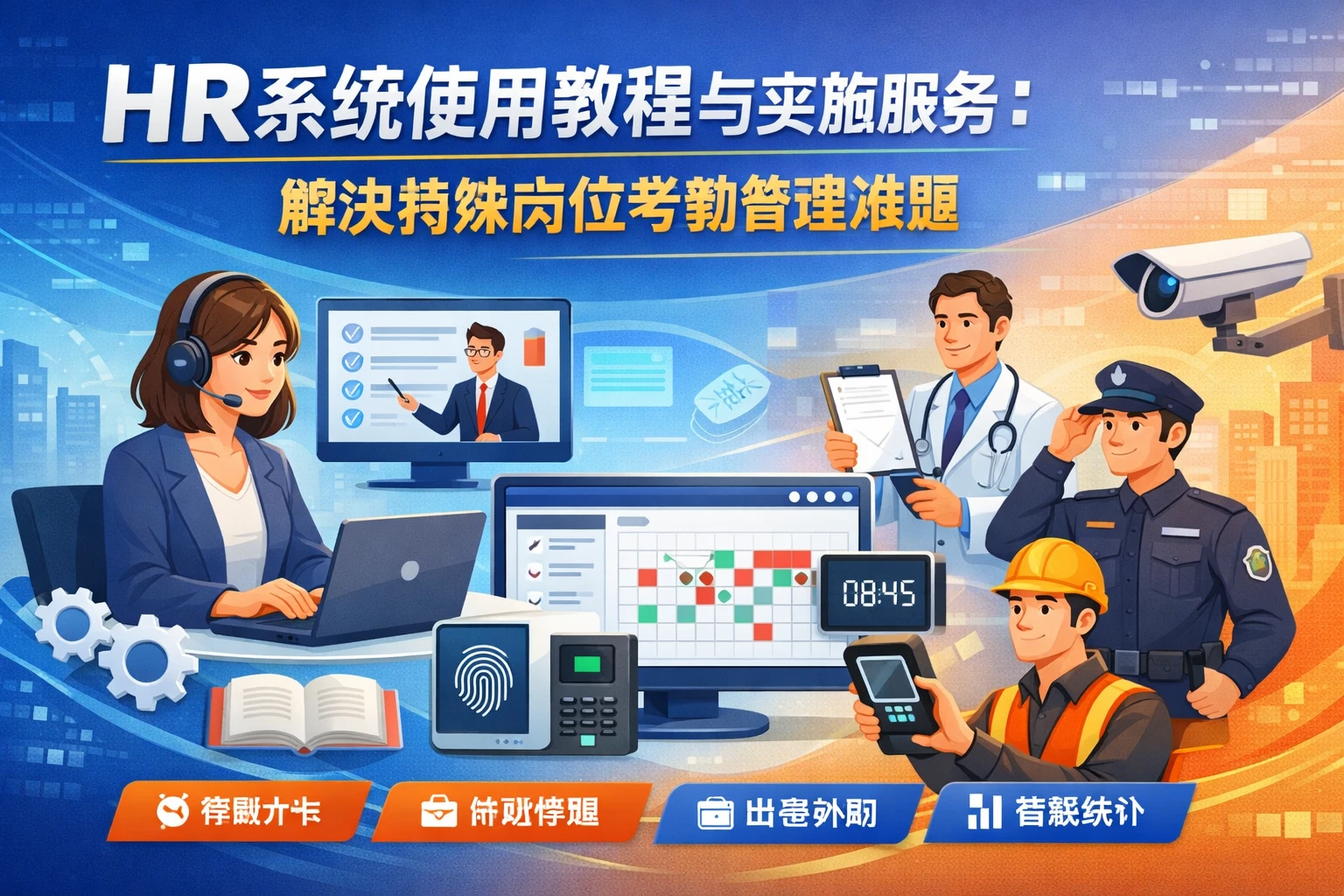 HR系统使用教程与实施服务:解决特殊岗位考勤管理难题