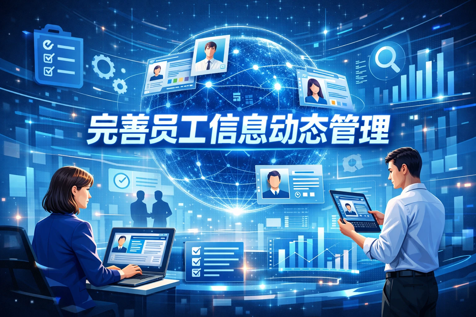 完善员工信息动态管理