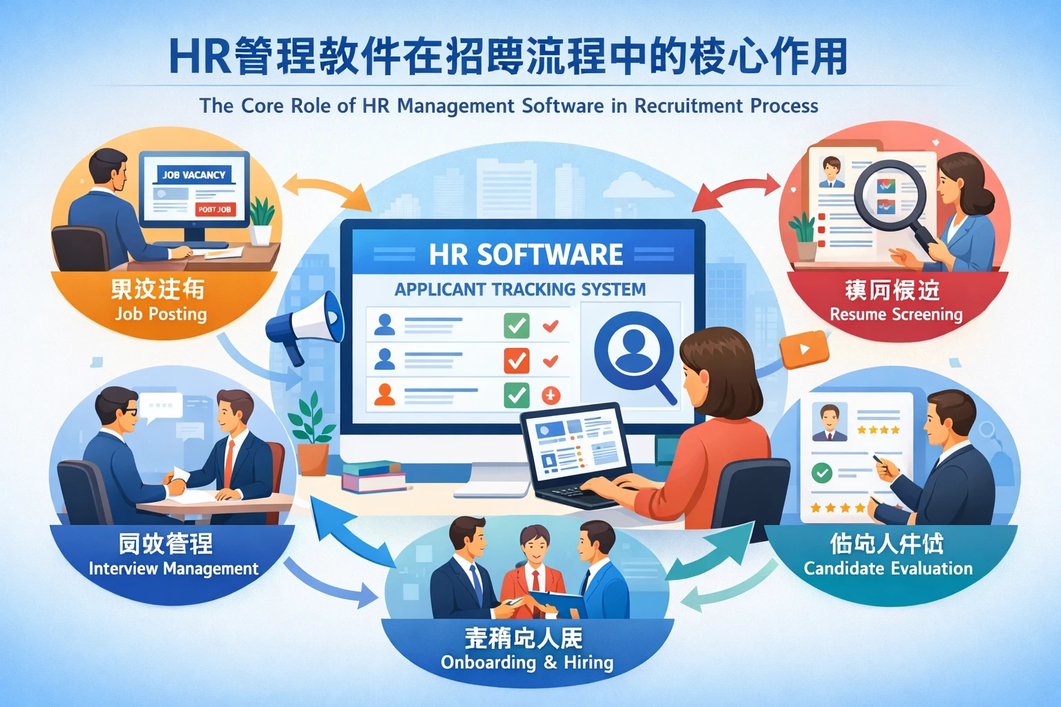 HR管理软件在招聘流程中的核心作用