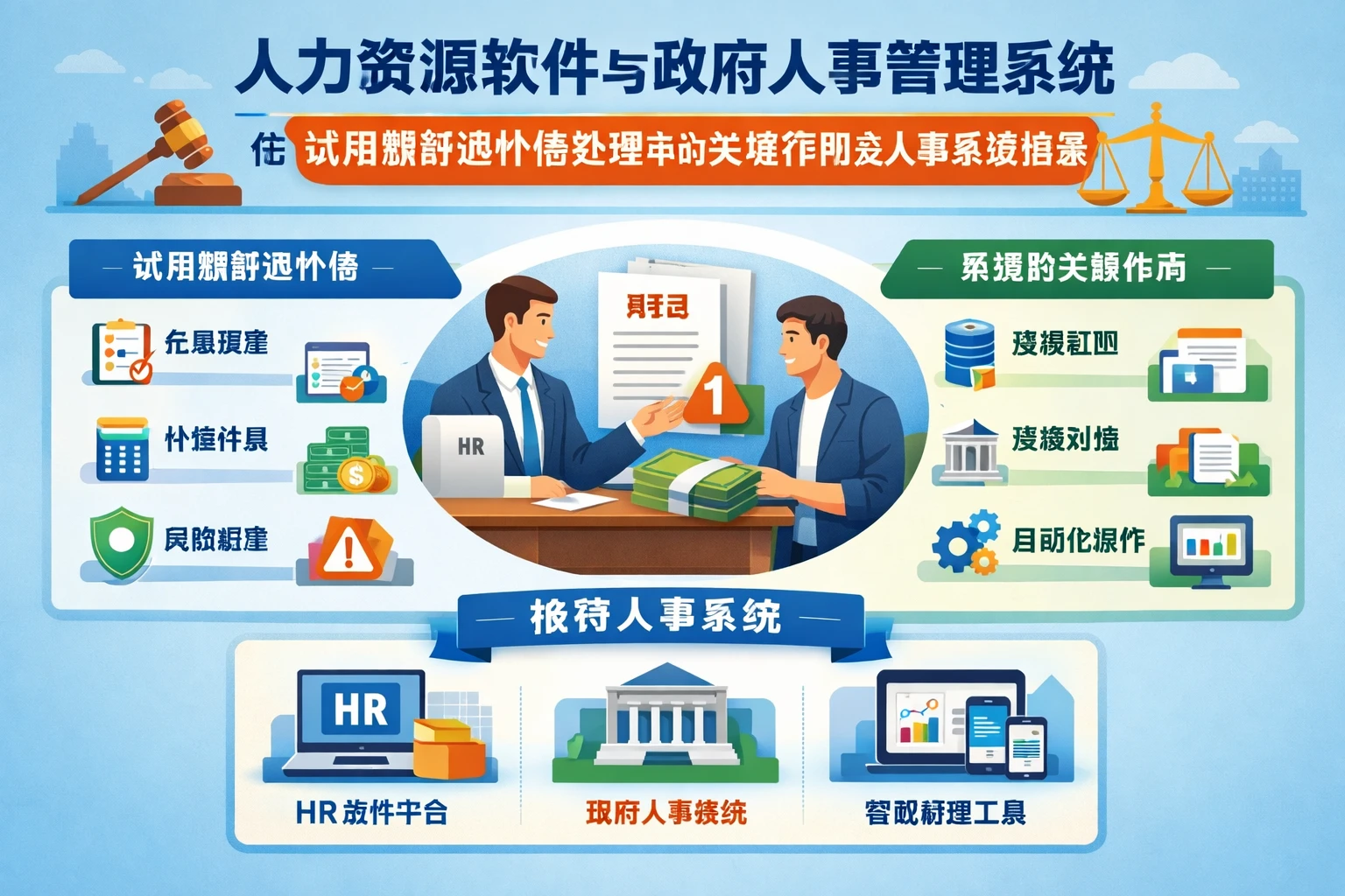 人力资源软件与政府人事管理系统在试用期辞退补偿处理中的关键作用及人事系统推荐