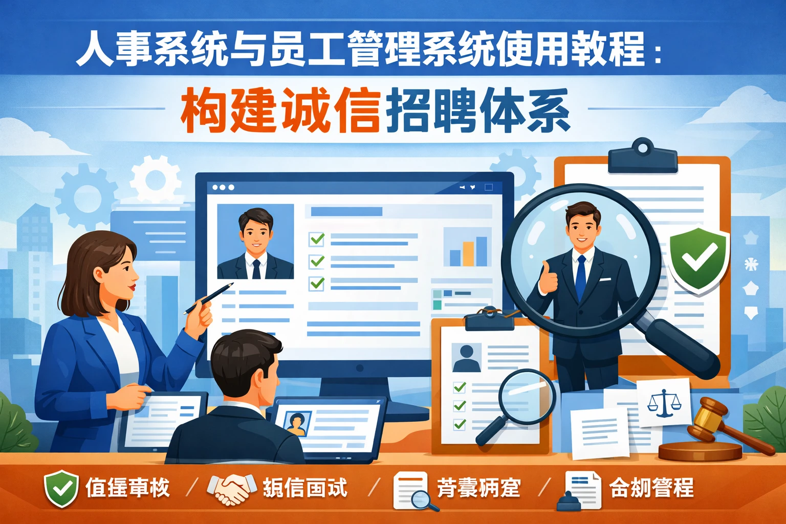 人事系统与员工管理系统使用教程：构建诚信招聘体系