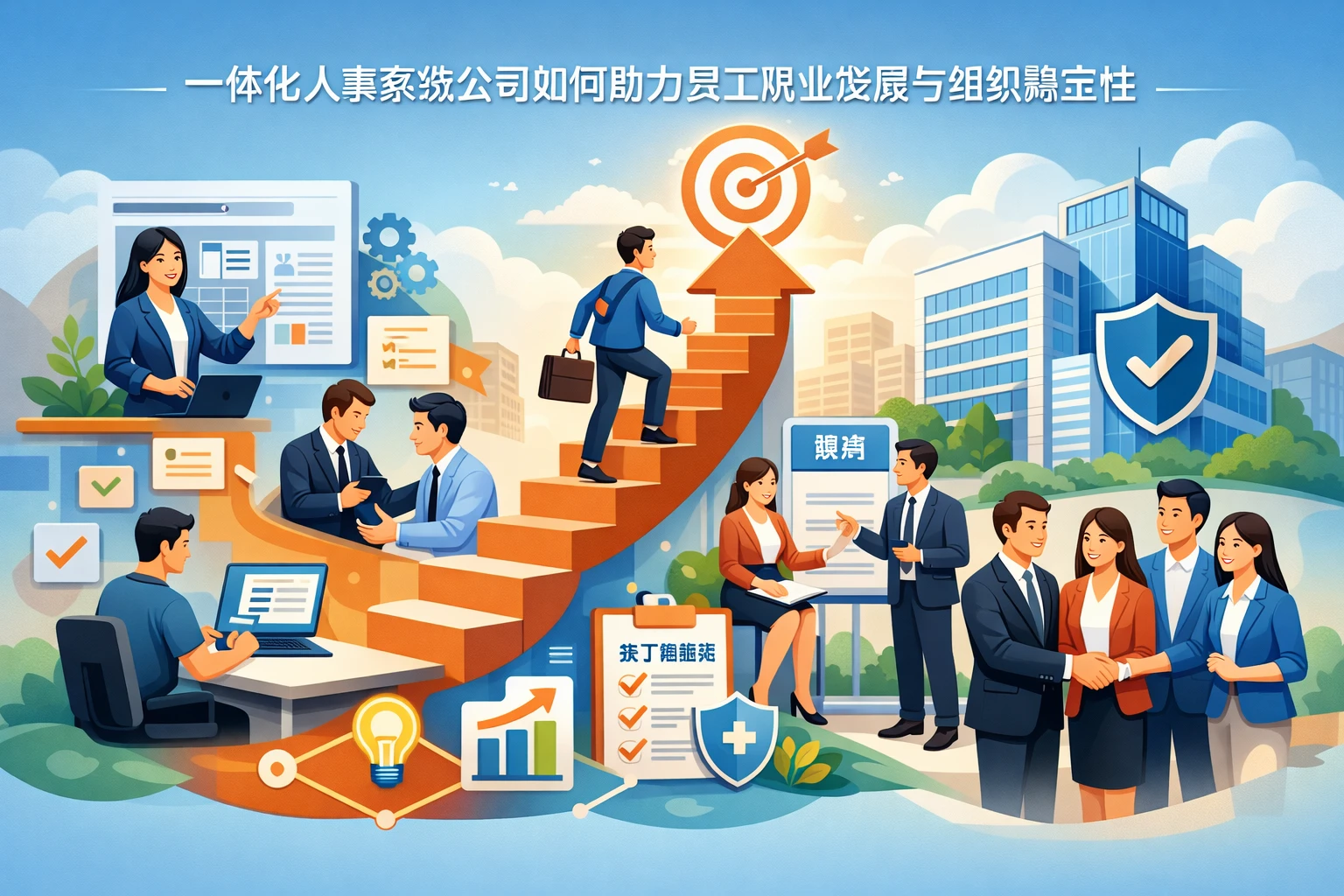 一体化人事系统公司如何助力员工职业发展与组织稳定性