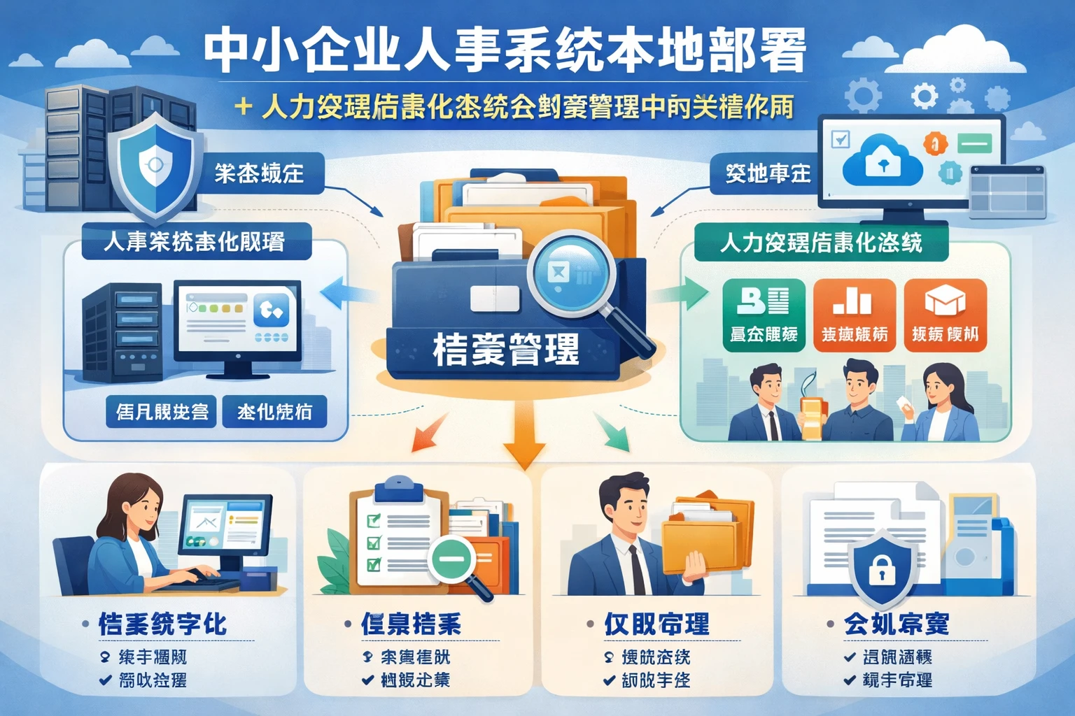 中小企业人事系统本地部署与人力资源信息化系统在档案管理中的关键作用