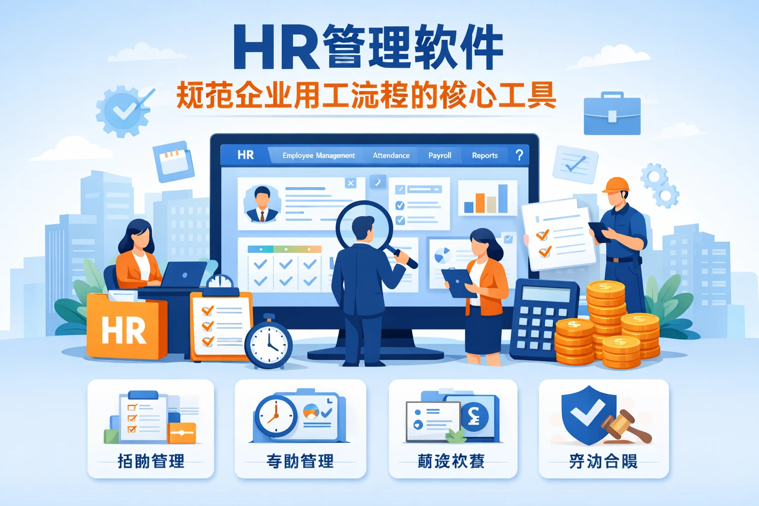 HR管理软件：规范企业用工流程的核心工具