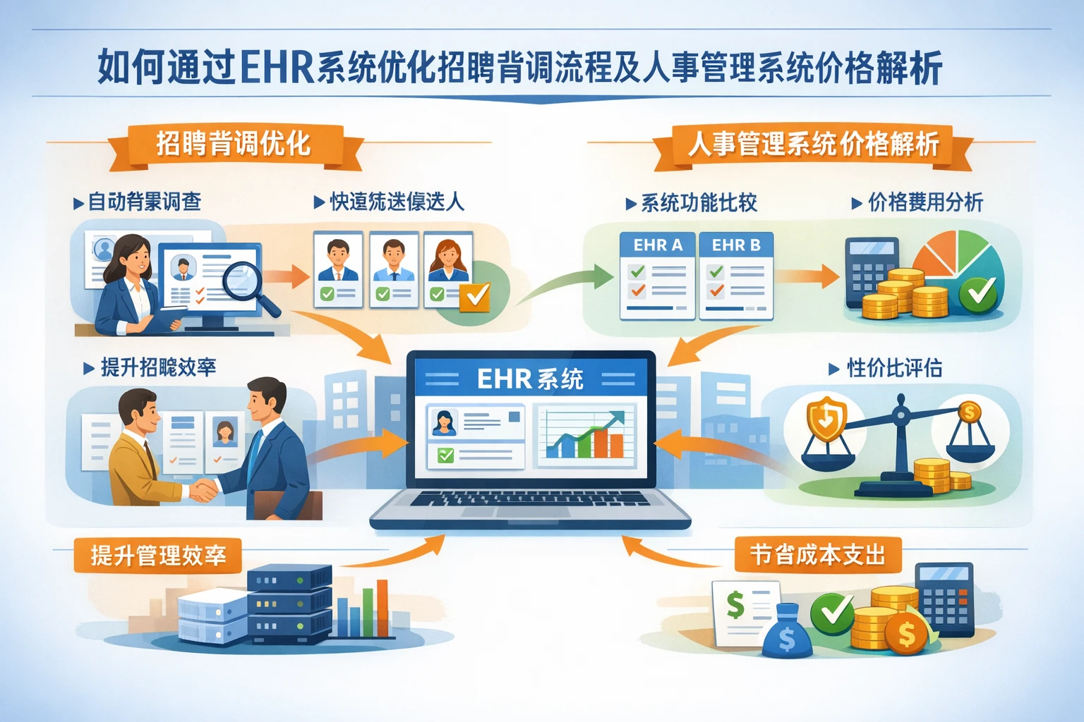 如何通过EHR系统优化招聘背调流程及人事管理系统价格解析