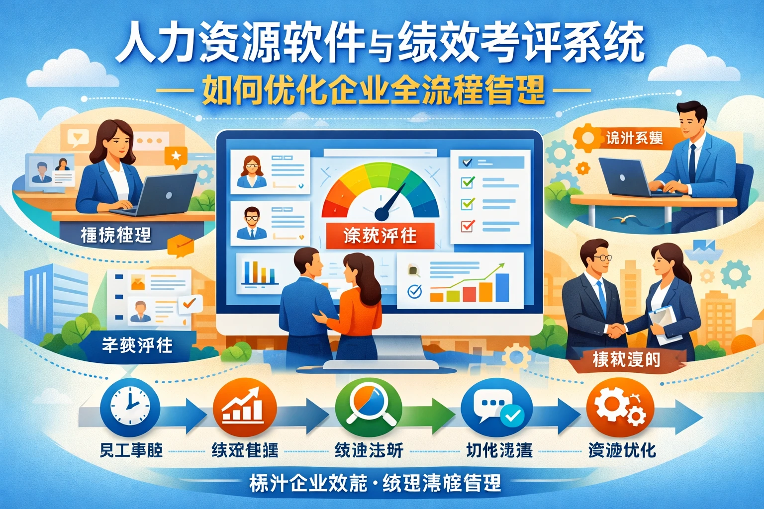 人力资源软件与绩效考评系统如何优化企业全流程管理