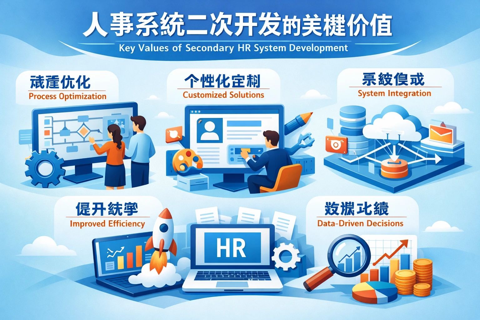 人事系统二次开发的关键价值