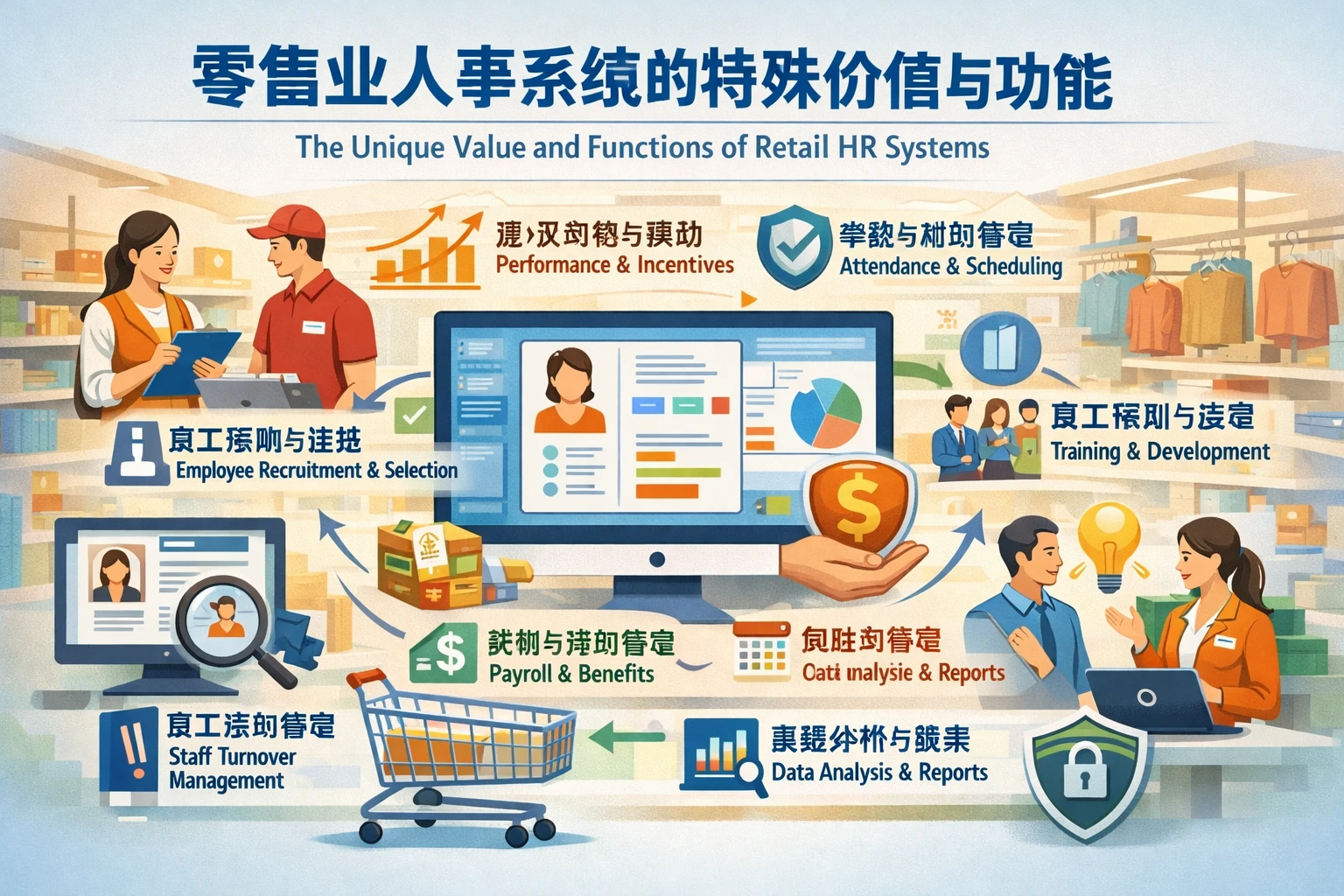 零售业人事系统的特殊价值与功能