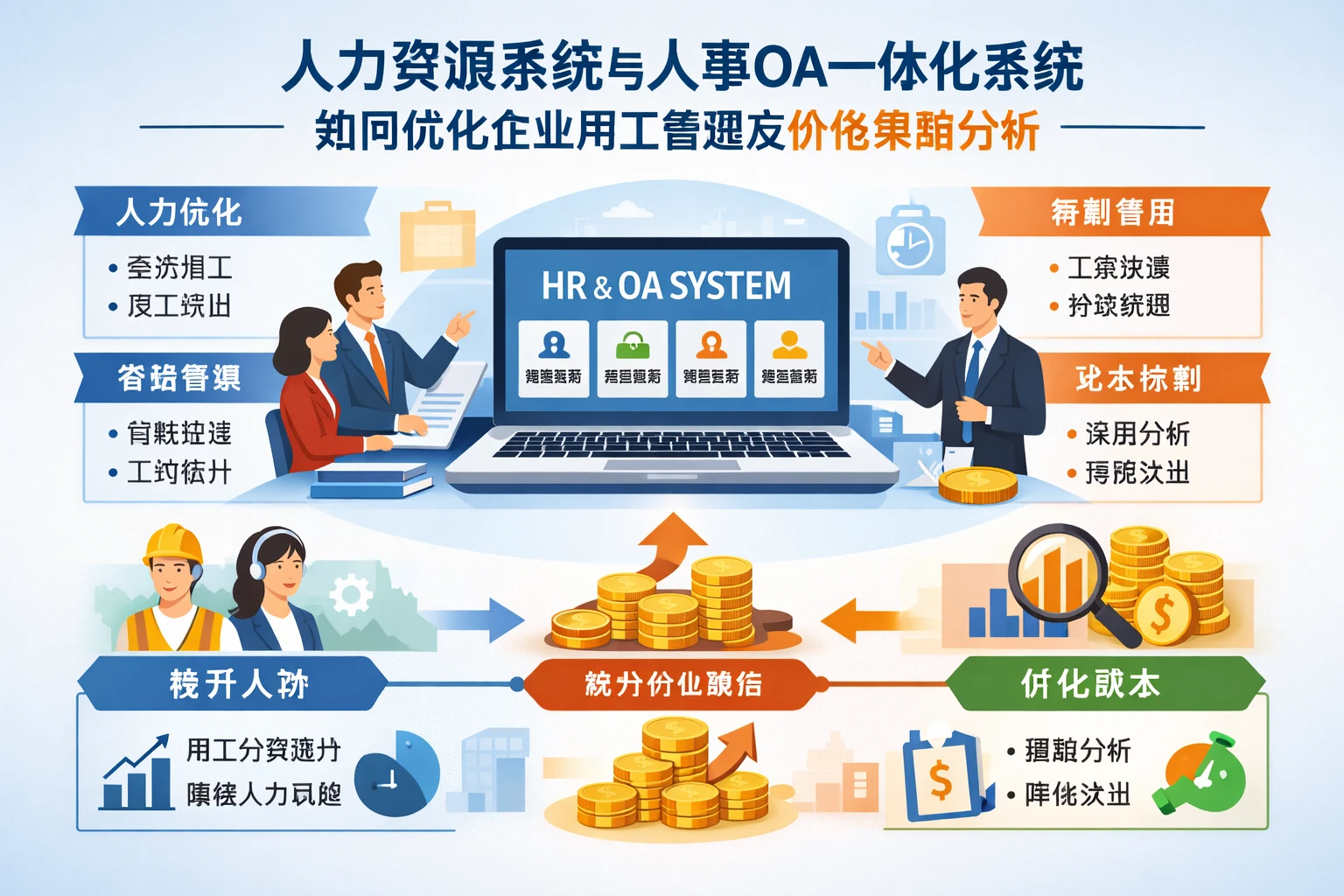 人力资源系统与人事OA一体化系统如何优化企业用工管理及价格策略分析