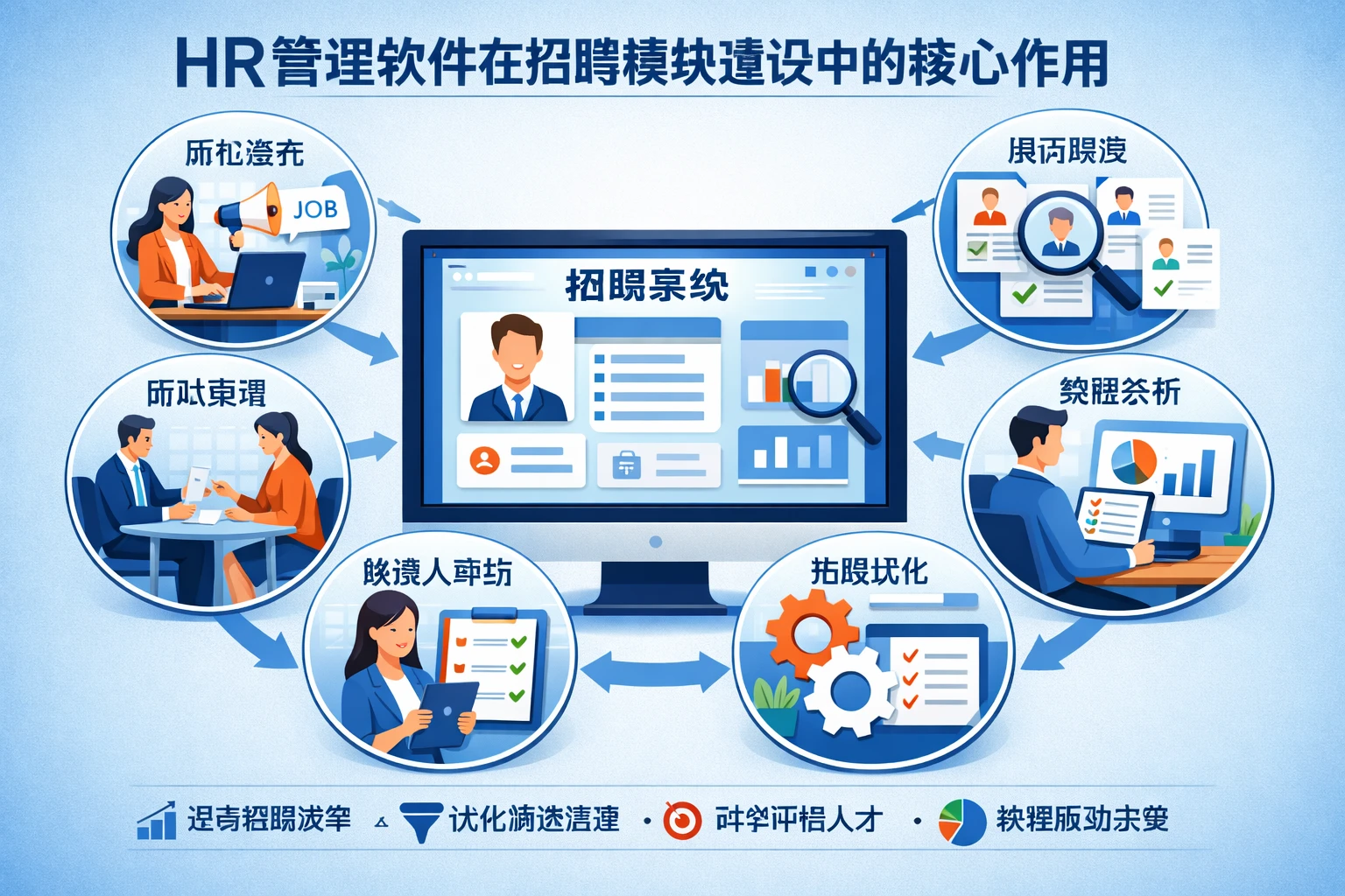 HR管理软件在招聘模块建设中的核心作用