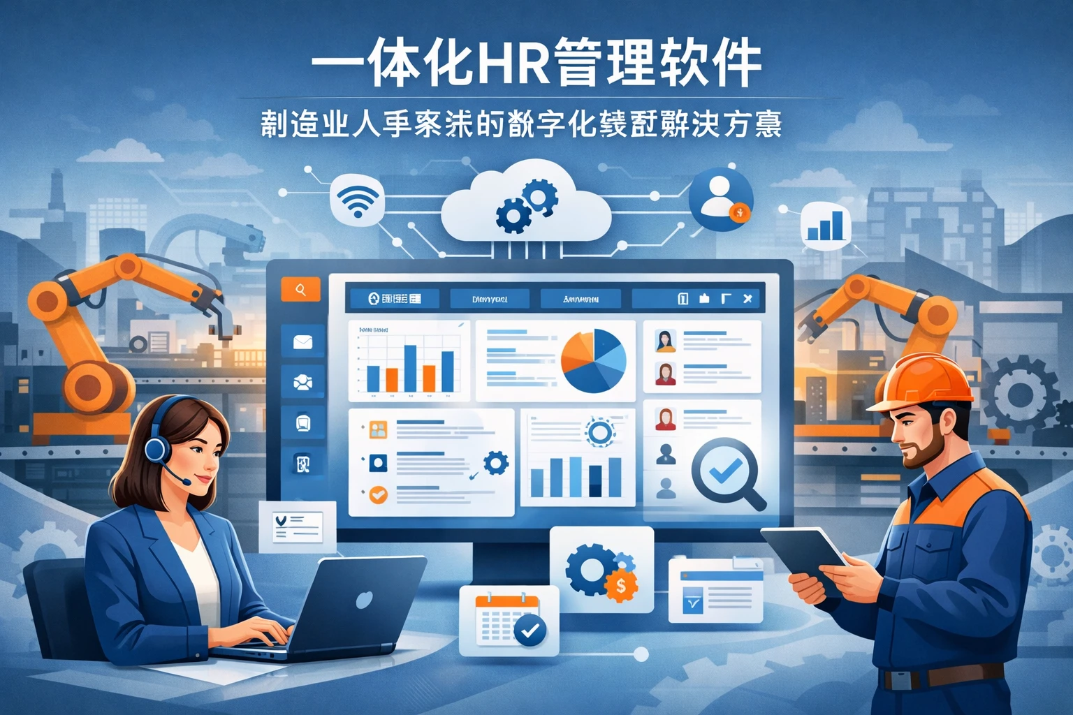 一体化HR管理软件：制造业人事系统的数字化转型解决方案