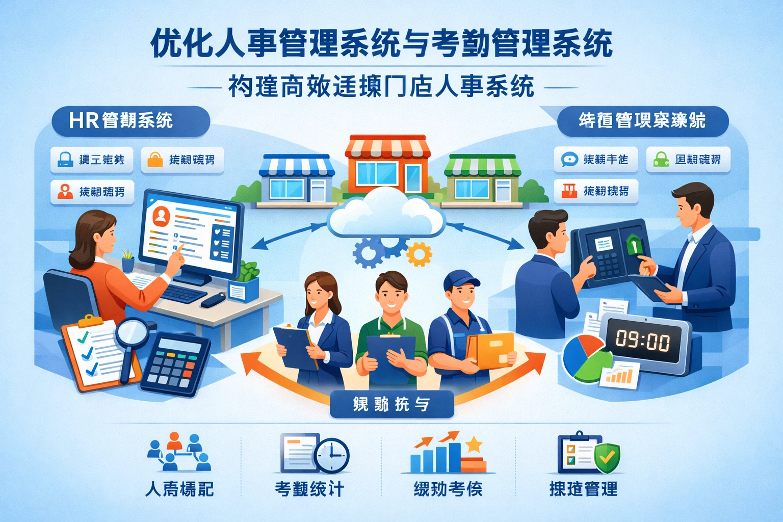 优化人事管理系统与考勤管理系统，构建高效连锁门店人事系统